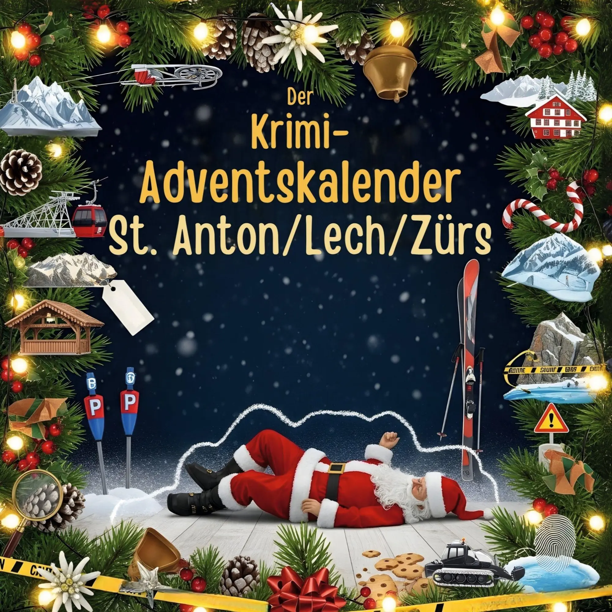 Cover: 9783695307746 | Der Krimi-Adventskalender St. Anton/Lech/Zürs | Jonah Zimmermann