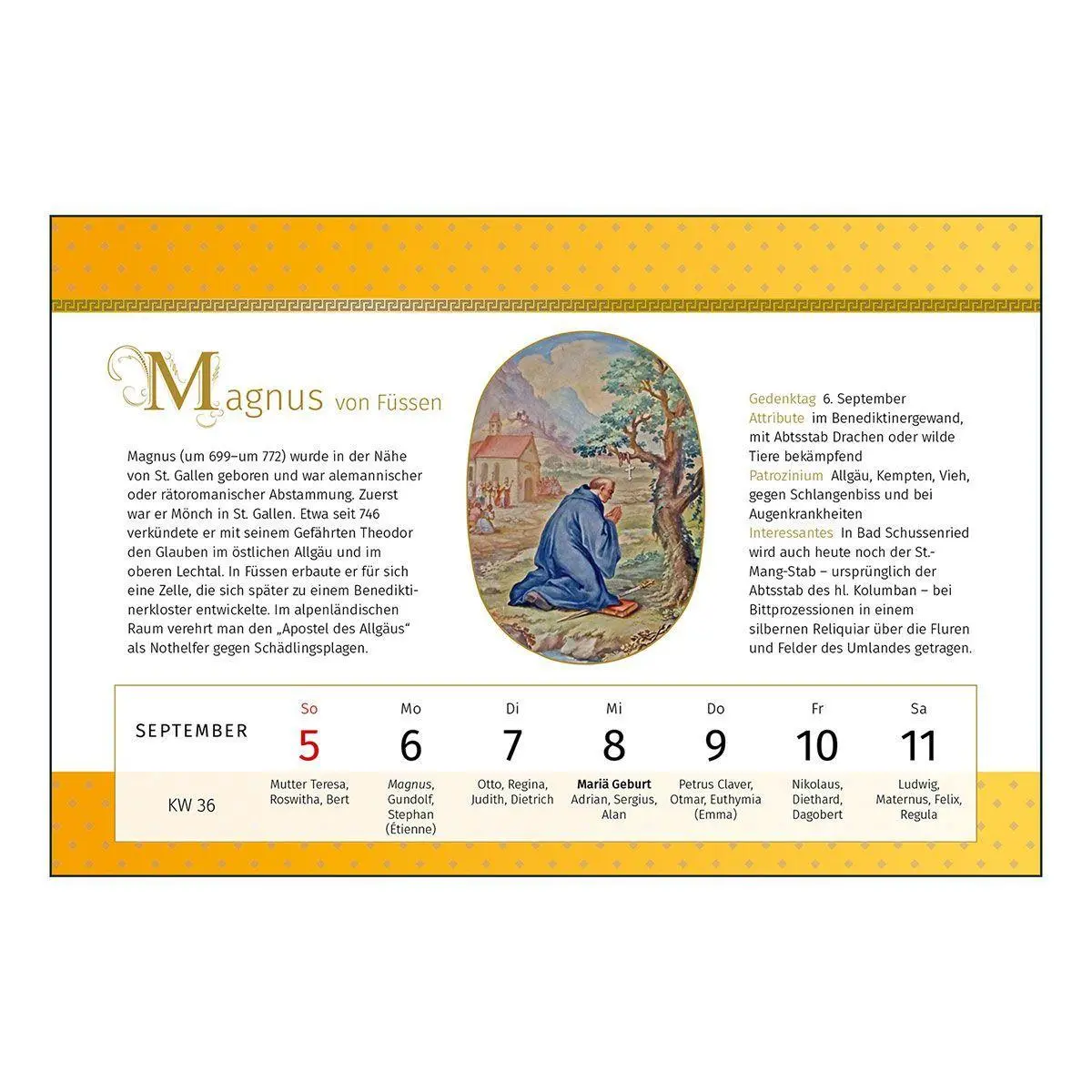 Bild: 9783746267746 | Der neue Heiligenkalender 2027 | Kalender | Spiralbindung | 56 S.