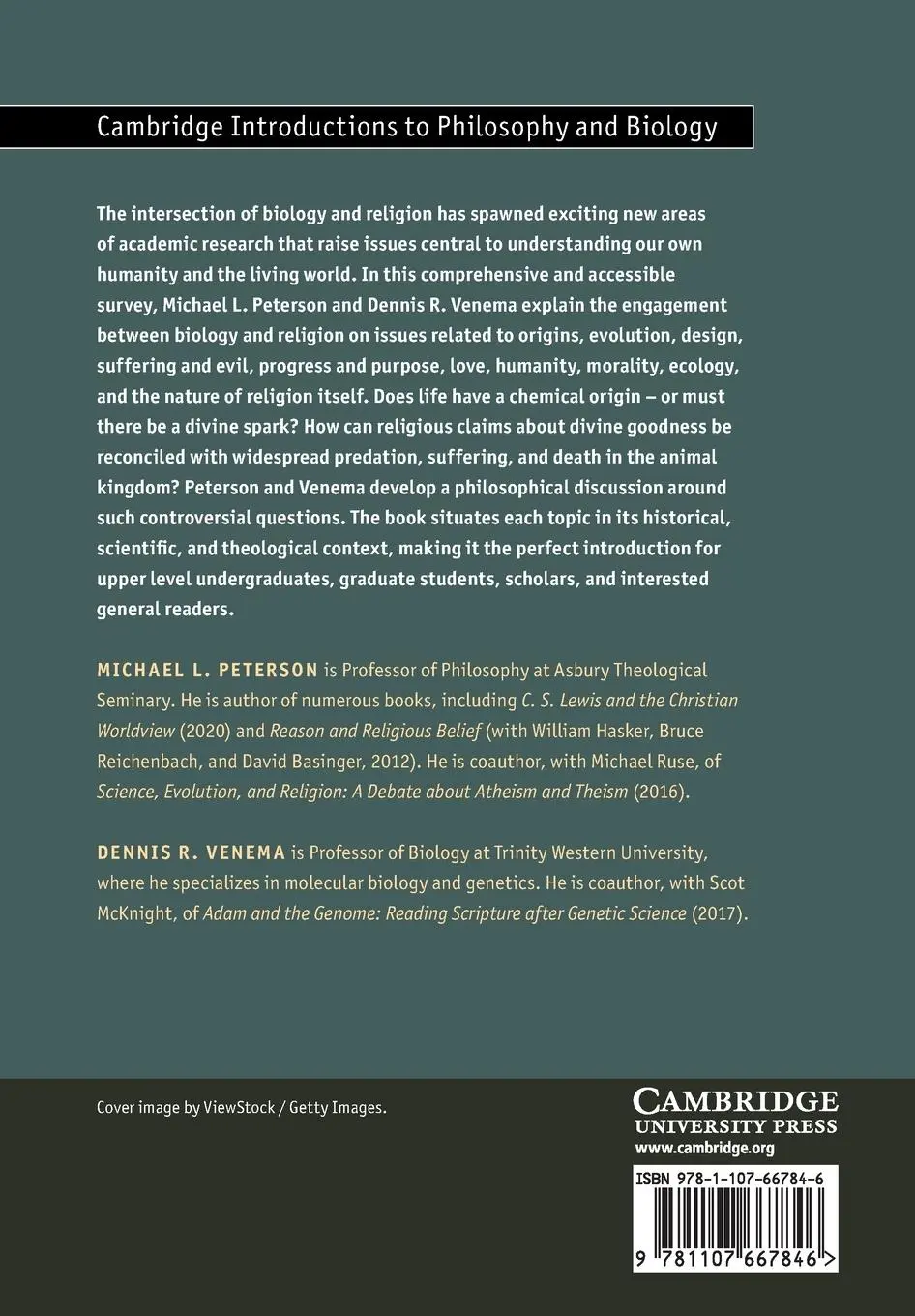 Rückseite: 9781107667846 | Biology, Religion, and Philosophy | Michael Peterson | Taschenbuch
