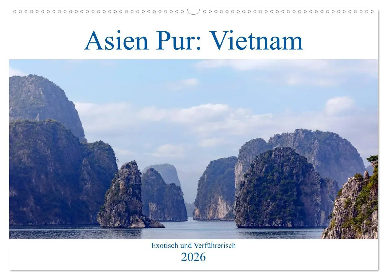 Cover: 9783457867846 | Asien Pur: Vietnam (Wandkalender 2026 DIN A2 quer), CALVENDO...
