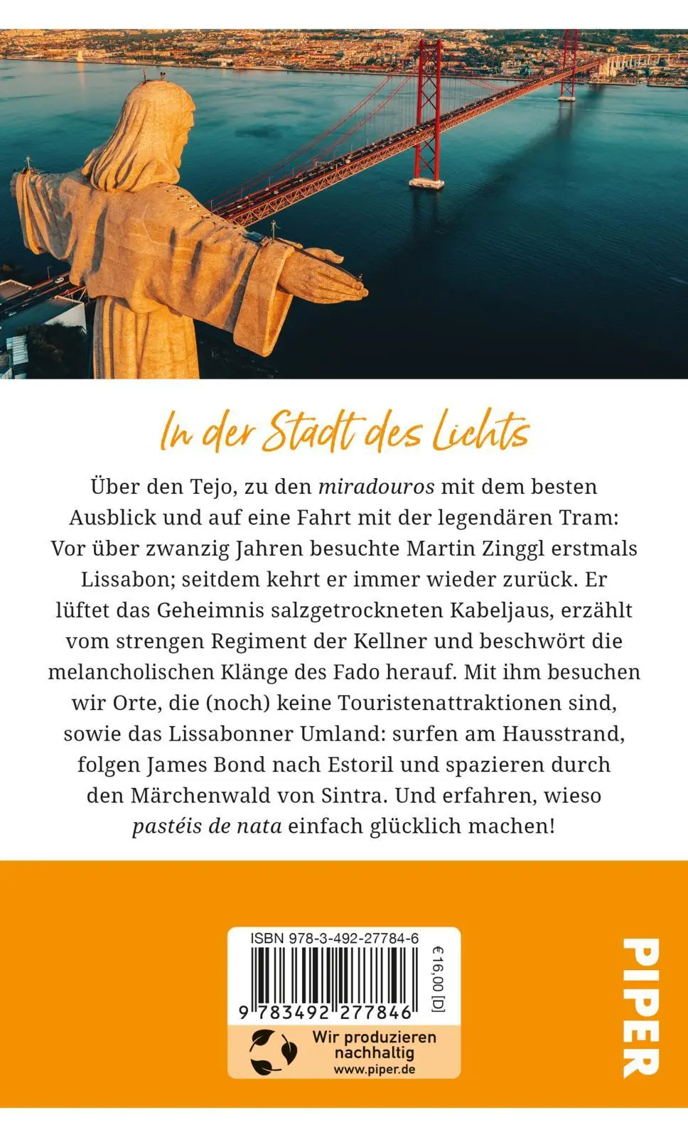 Rückseite: 9783492277846 | Gebrauchsanweisung für Lissabon | Martin Zinggl | Buch | 224 S. | 2024