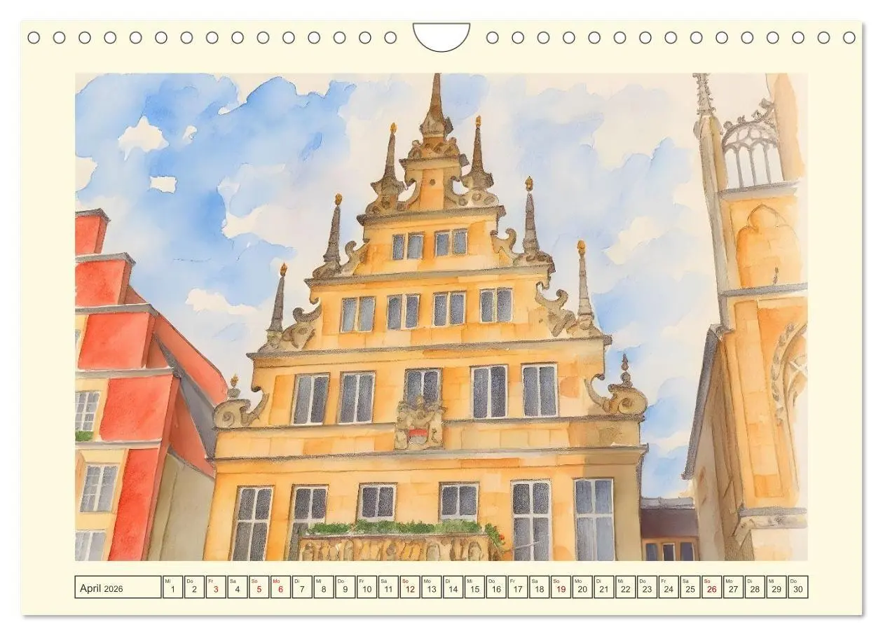 Bild: 9783516717846 | Liebenswerte Stadt Münster (Wandkalender 2026 DIN A4 quer),...