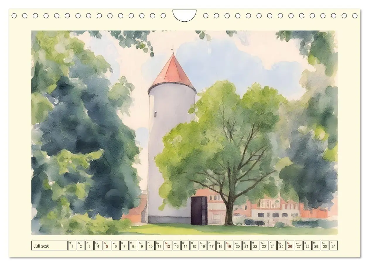 Bild: 9783516717846 | Liebenswerte Stadt Münster (Wandkalender 2026 DIN A4 quer),...