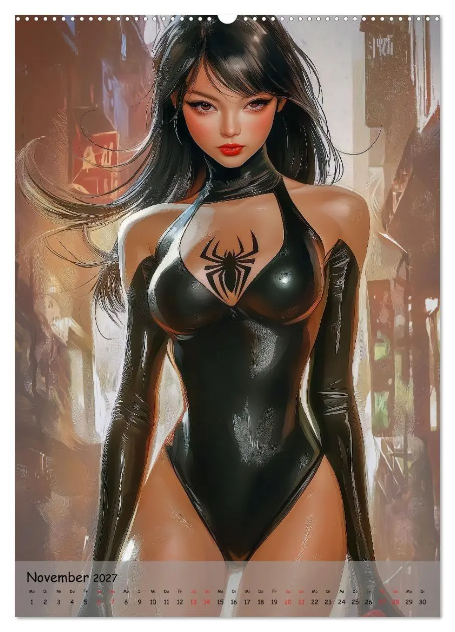 Bild: 9783569047846 | Die Manga Girls (Wandkalender 2027 DIN A2 hoch), CALVENDO...