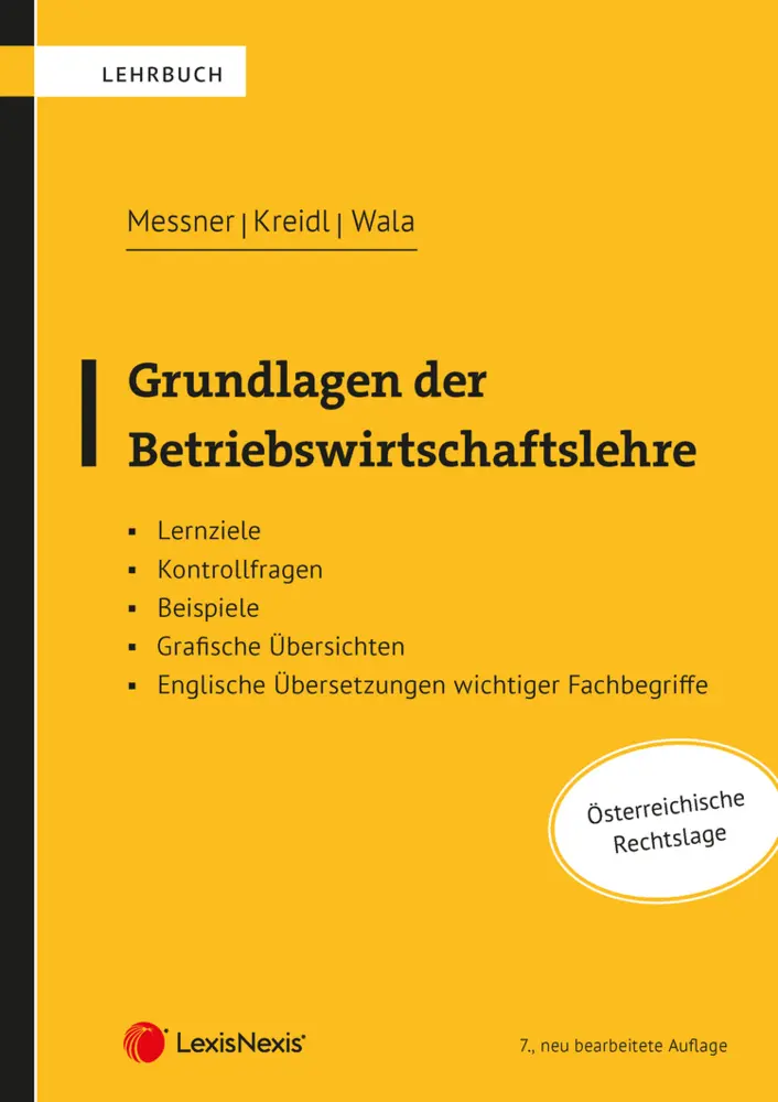 Cover: 9783700787846 | Grundlagen der Betriebswirtschaftslehre | Parissa Haghirian (u. a.)
