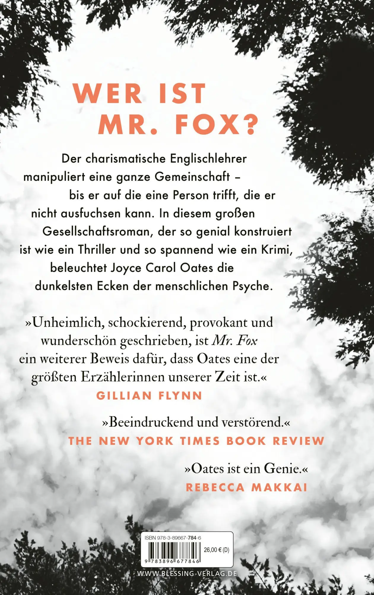 Bild: 9783896677846 | Mr. Fox | Roman | Joyce Carol Oates | Buch | 784 S. | Deutsch | 2026