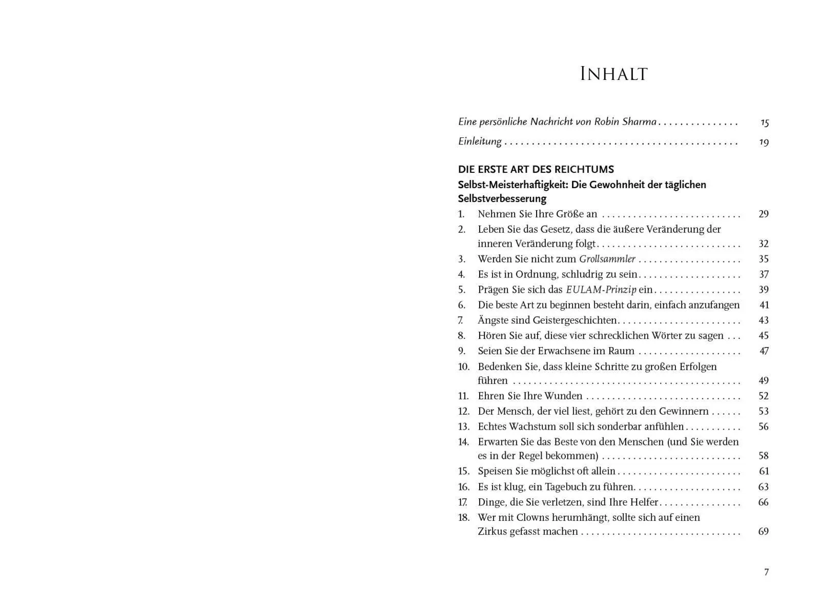 Bild: 9783959727846 | Reichtum, den du mit Geld nicht kaufen kannst | Robin Sharma | Buch