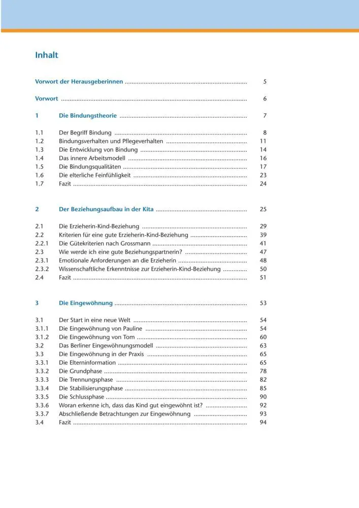 Bild: 9783039767946 | Bindung und Eingewöhnung von Kleinkindern | Knobeloch | Taschenbuch