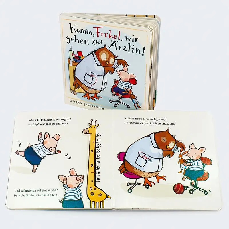 Bild: 9783446277946 | Komm, Ferkel, wir gehen zur Ärztin! | Katja Reider (u. a.) | Buch