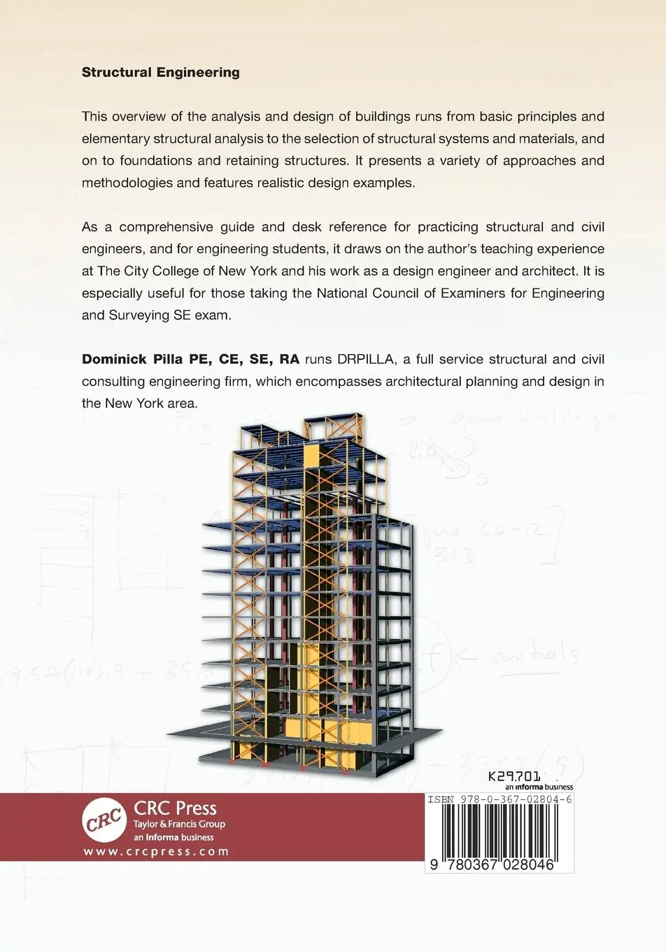 Rückseite: 9780367028046 | Elementary Structural Analysis and Design of Buildings | Pilla | Buch