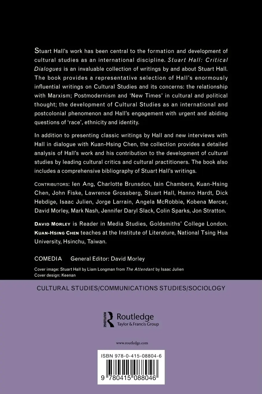 Rückseite: 9780415088046 | Stuart Hall | Critical Dialogues in Cultural Studies | Chen (u. a.)