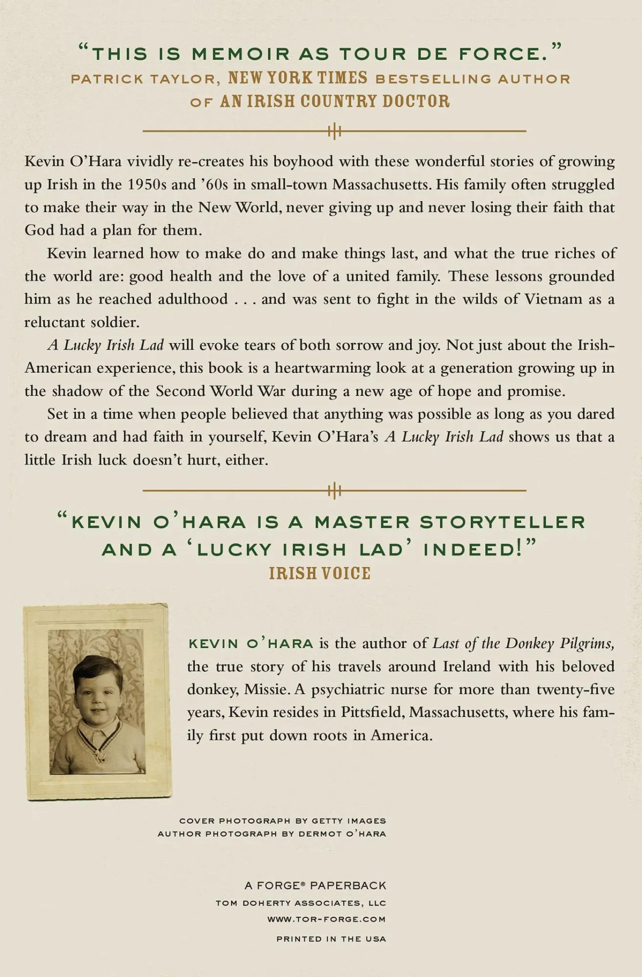 Rückseite: 9780765318046 | A Lucky Irish Lad | Kevin O'Hara | Taschenbuch | Englisch | 2011