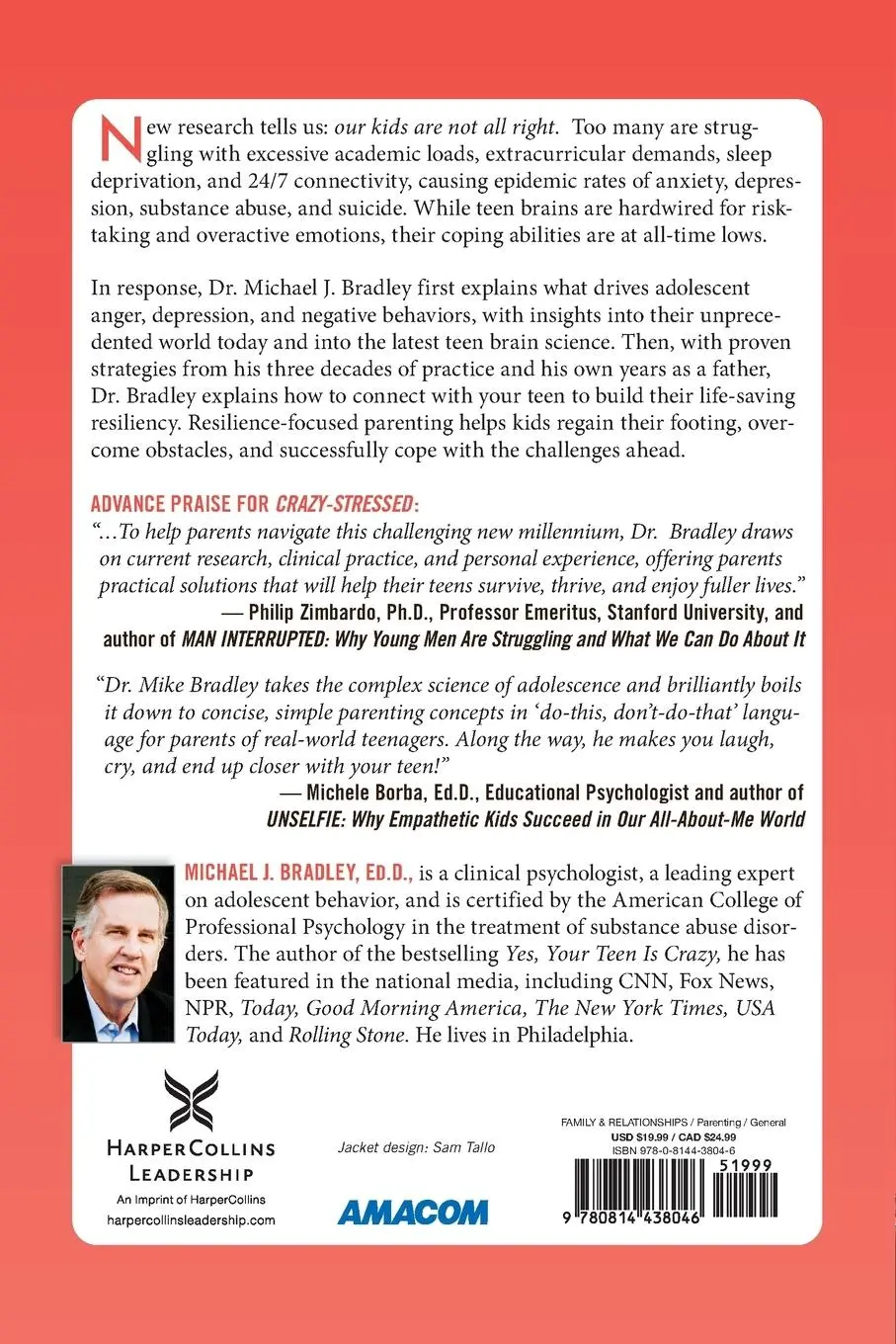 Rückseite: 9780814438046 | Crazy-Stressed | Michael Bradley | Taschenbuch | Englisch | 2017