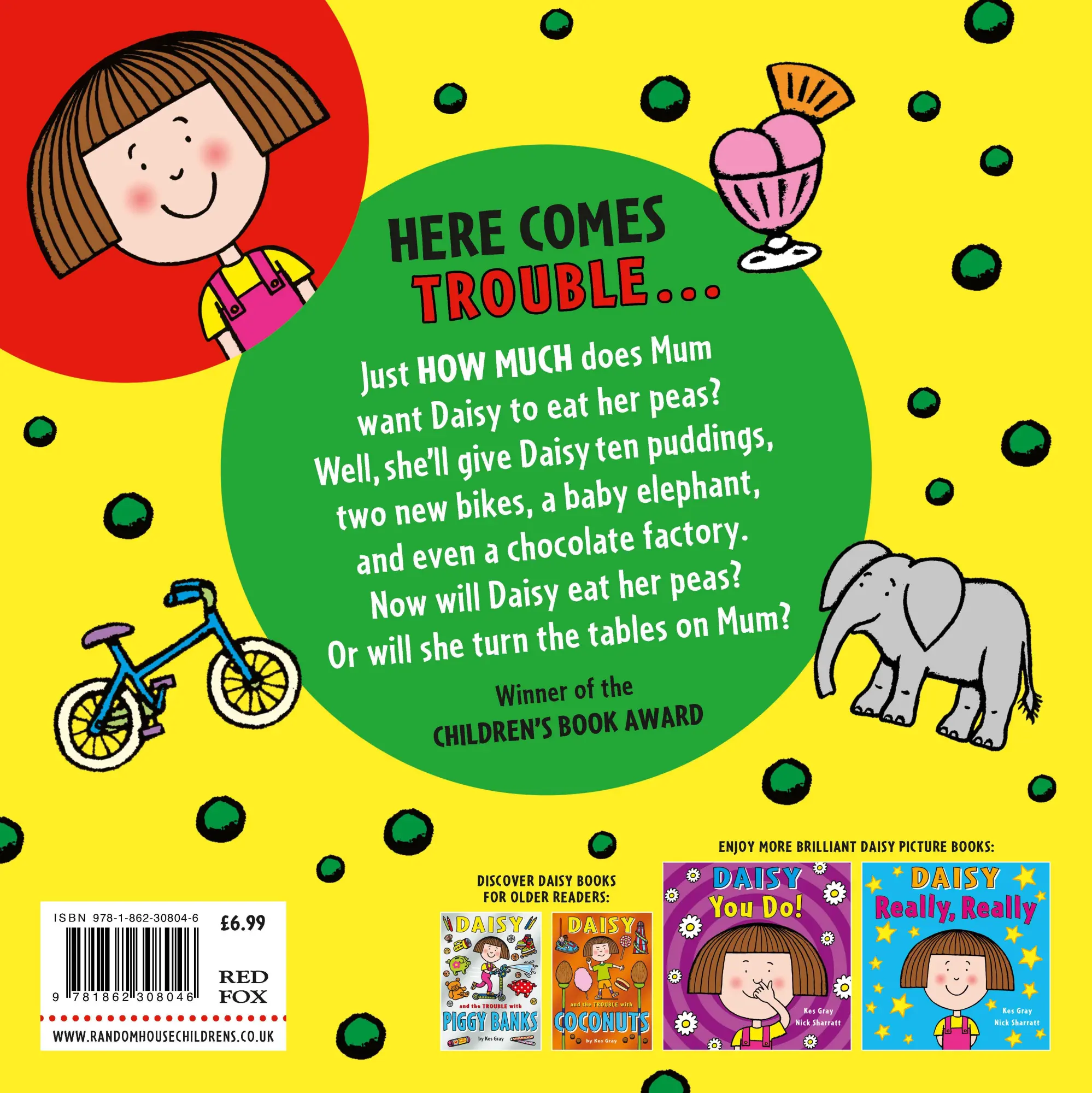 Rückseite: 9781862308046 | Daisy: Eat Your Peas | Kes Gray | Taschenbuch | Englisch | 2009