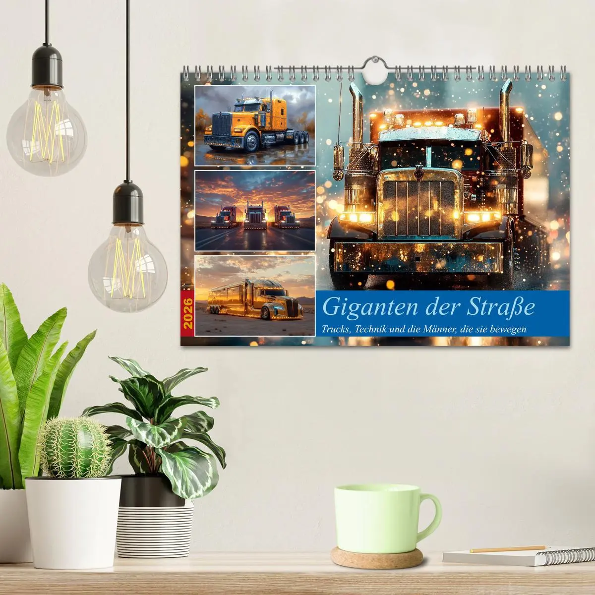 Bild: 9783457298046 | Giganten der Straße (Wandkalender 2026 DIN A4 quer), CALVENDO...