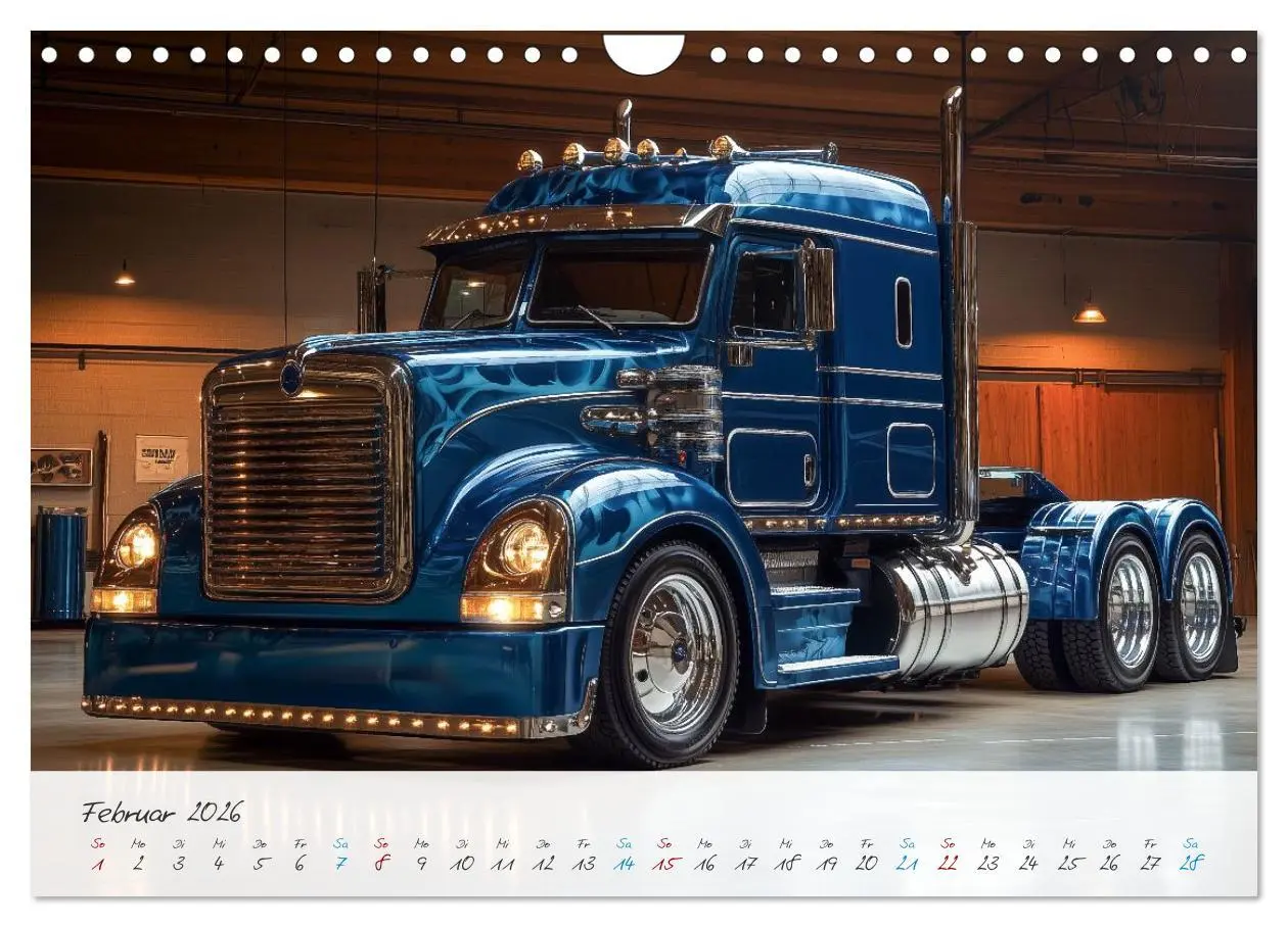Bild: 9783457298046 | Giganten der Straße (Wandkalender 2026 DIN A4 quer), CALVENDO...