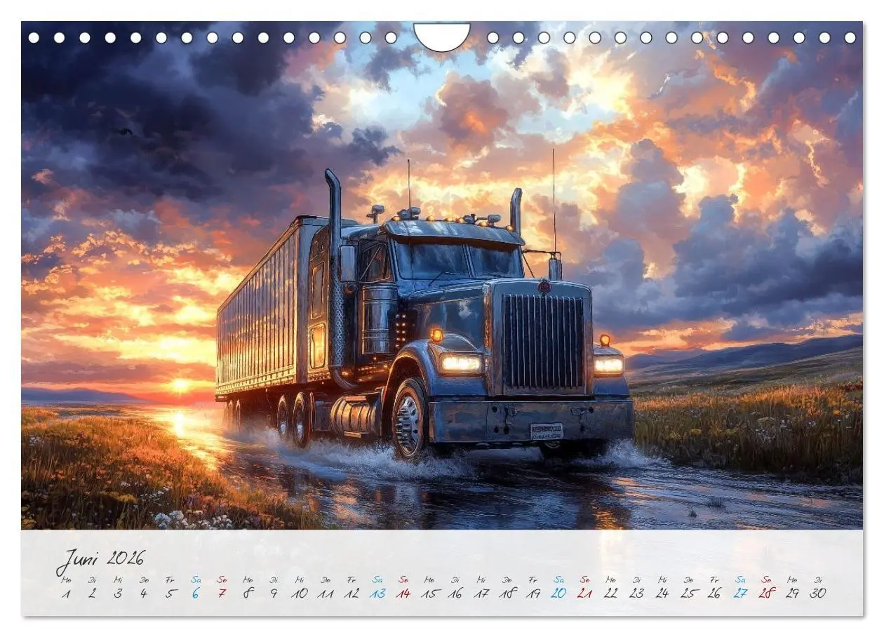 Bild: 9783457298046 | Giganten der Straße (Wandkalender 2026 DIN A4 quer), CALVENDO...