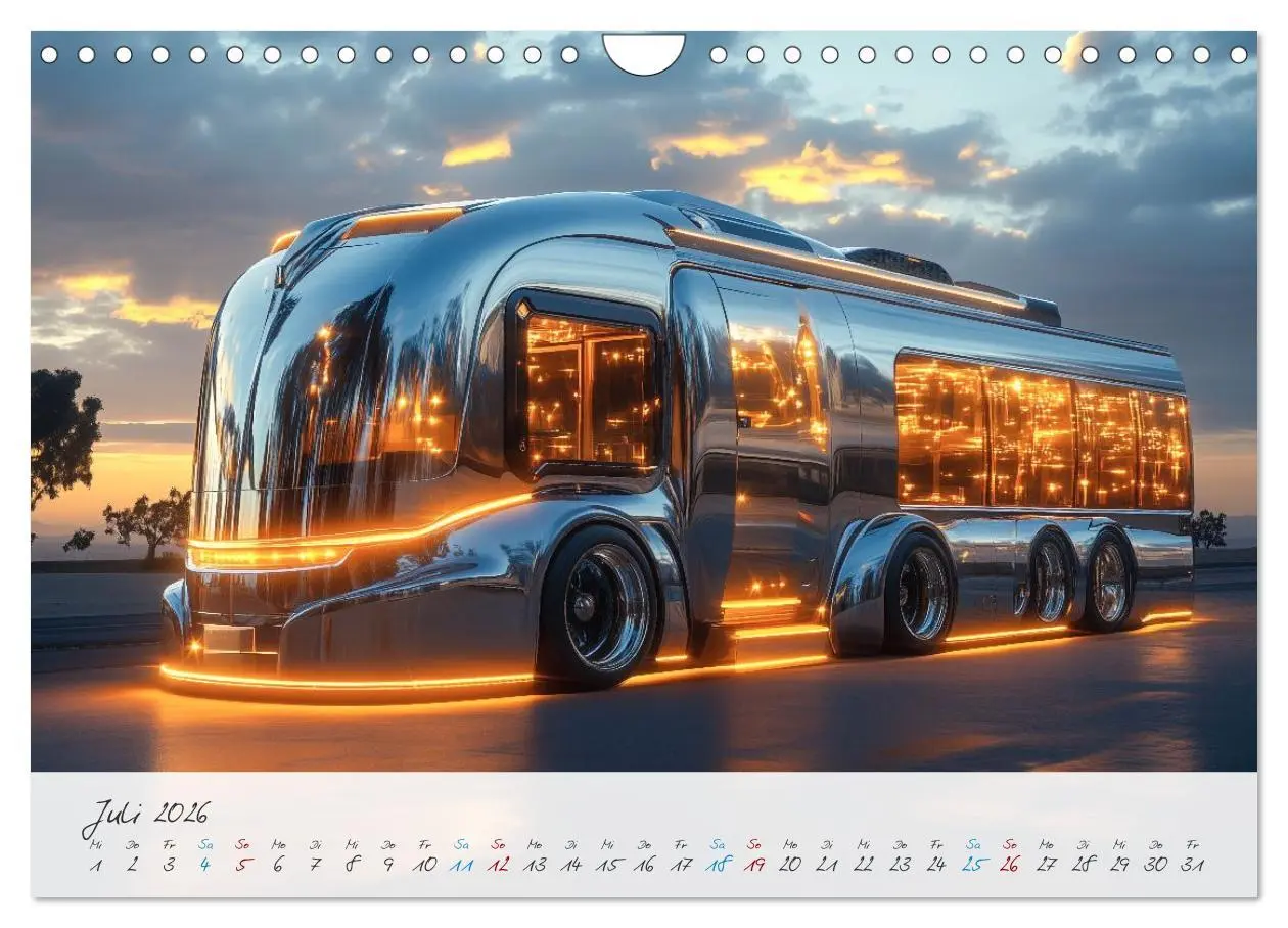 Bild: 9783457298046 | Giganten der Straße (Wandkalender 2026 DIN A4 quer), CALVENDO...