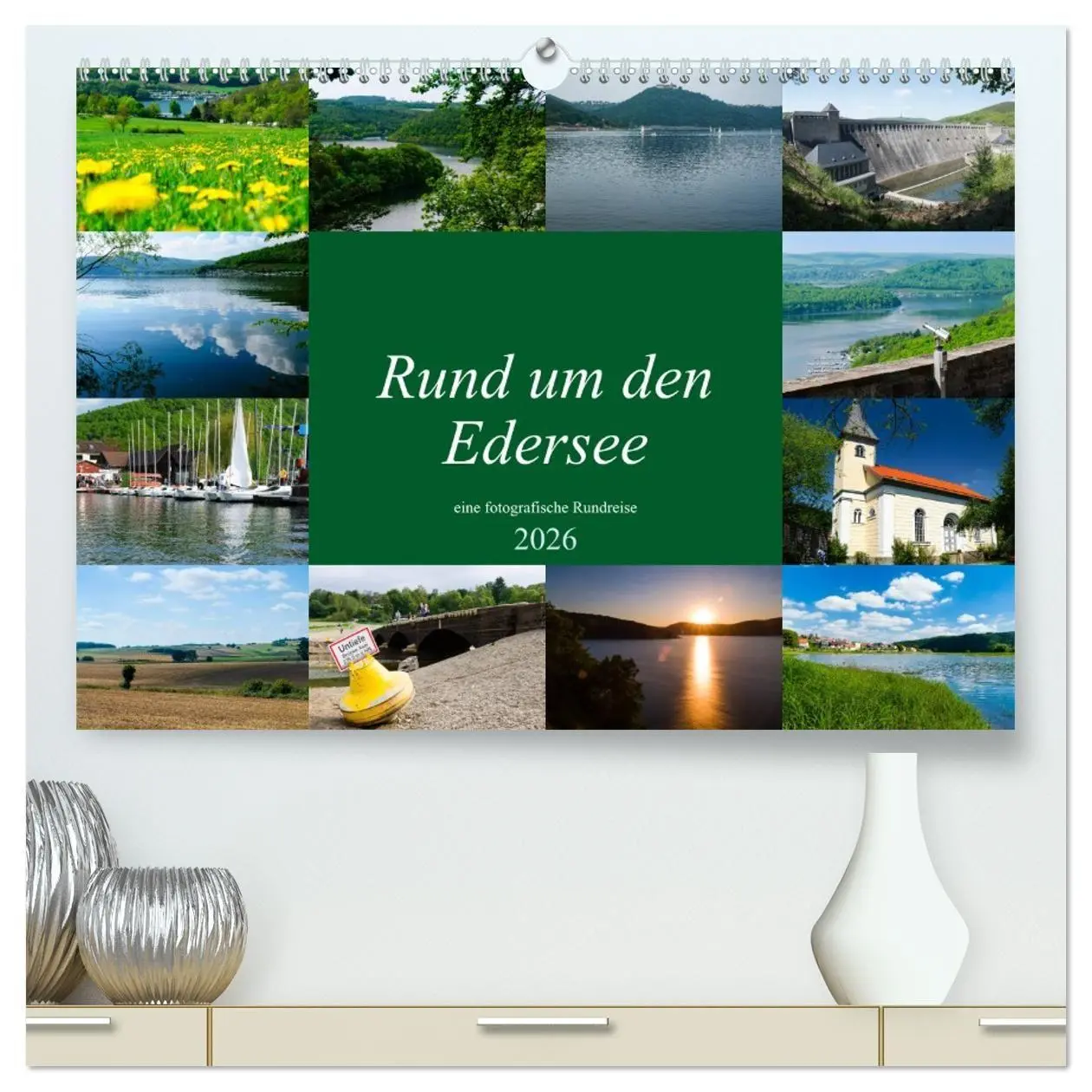 Cover: 9783457748046 | Rund um den Edersee (hochwertiger Premium Wandkalender 2026 DIN A2...