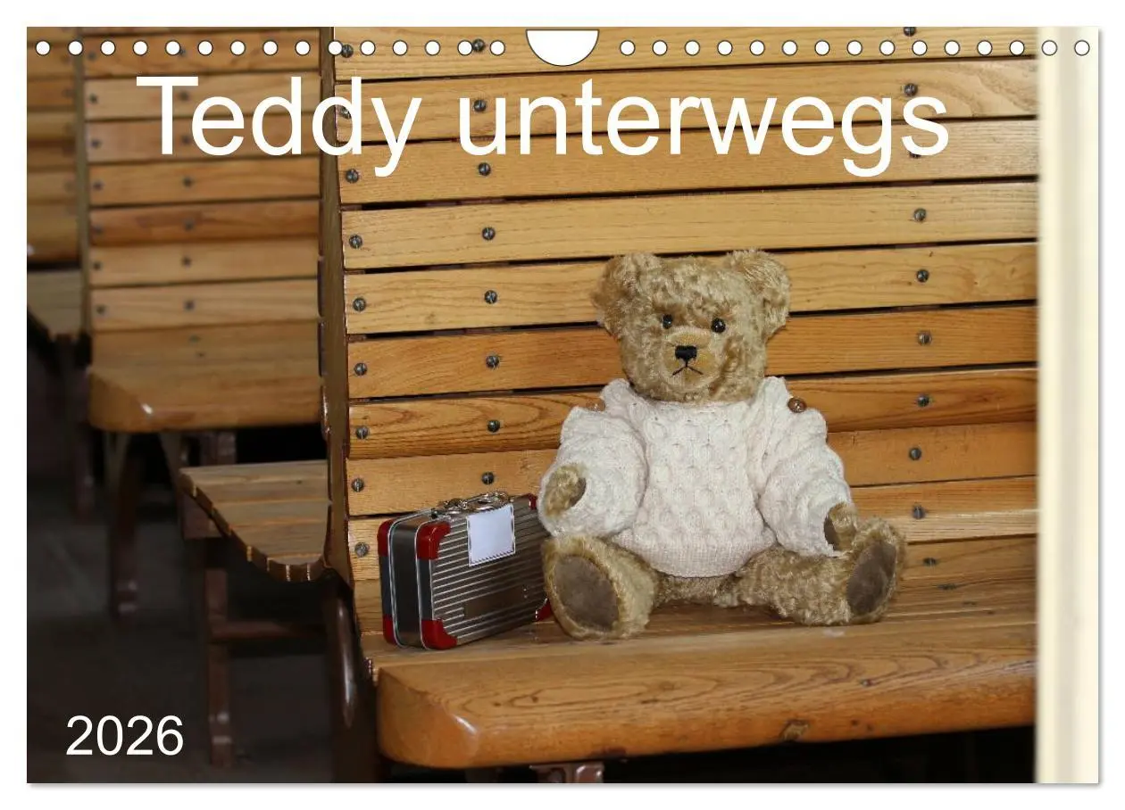 Cover: 9783457988046 | Teddy unterwegs (Wandkalender 2026 DIN A4 quer), CALVENDO...