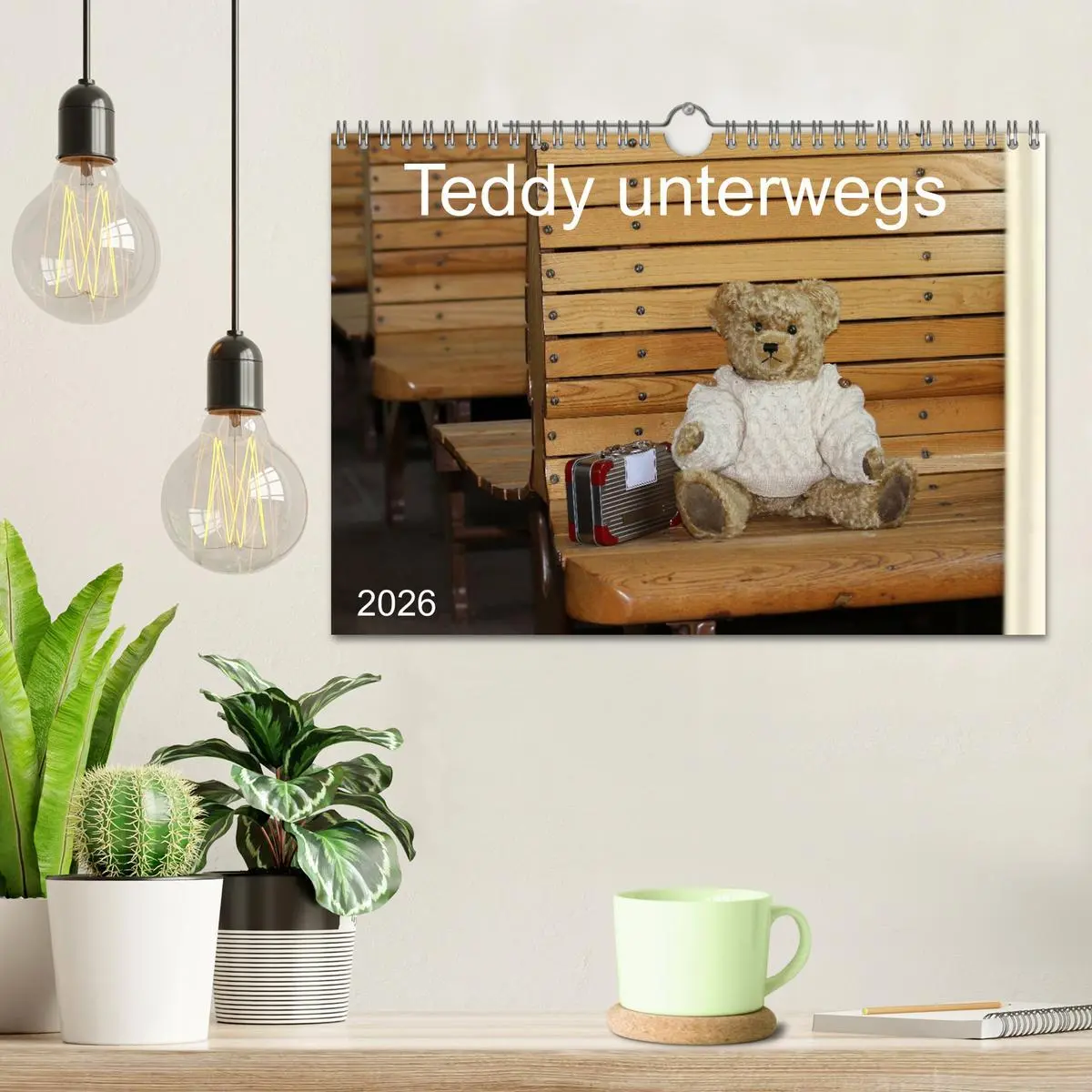 Bild: 9783457988046 | Teddy unterwegs (Wandkalender 2026 DIN A4 quer), CALVENDO...