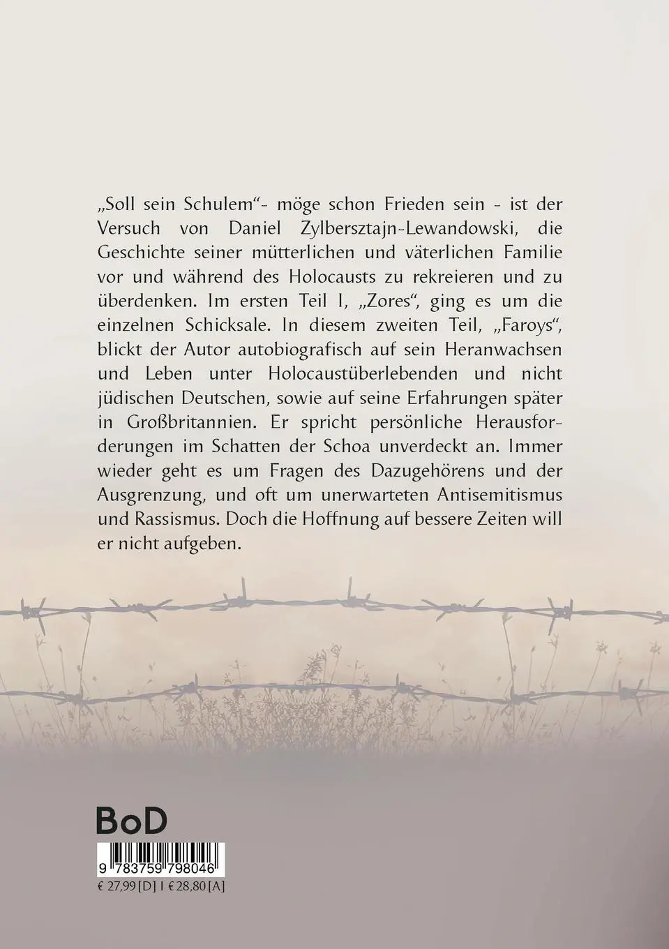 Rückseite: 9783759798046 | Soll sein Schulem II: Faroys! | Daniel Zylbersztajn-Lewandowski | Buch