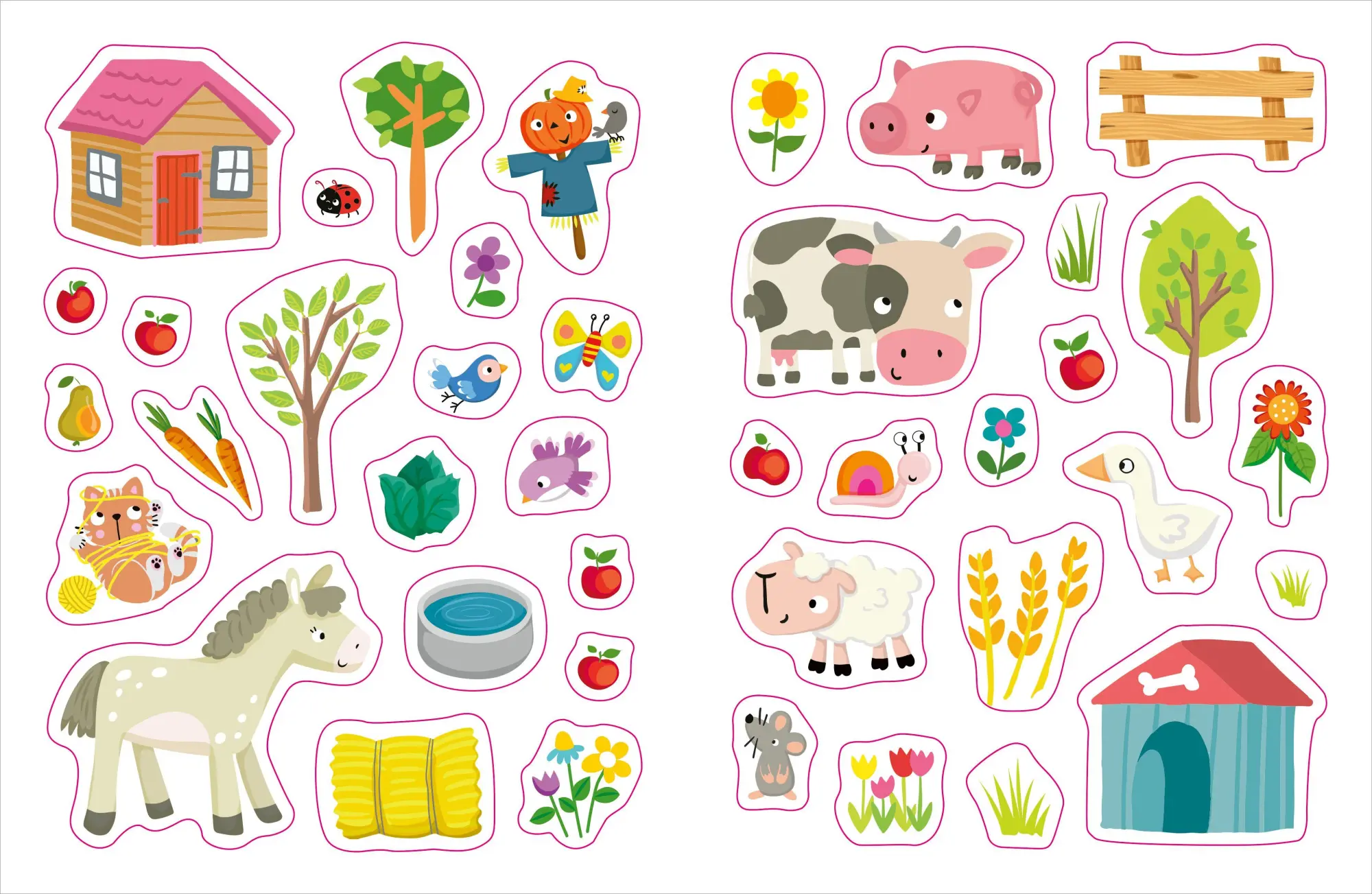 Bild: 9783788648046 | Mein erstes Stickerheft. Bauernhof | Alberta Kiel | Broschüre | 16 S.