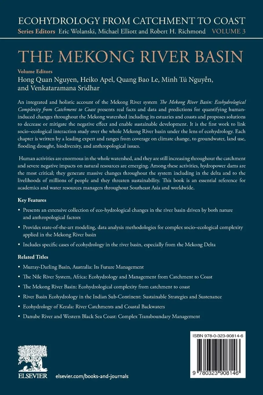 Rückseite: 9780323908146 | The Mekong River Basin | Hong Quan Nguyen (u. a.) | Taschenbuch | 2024