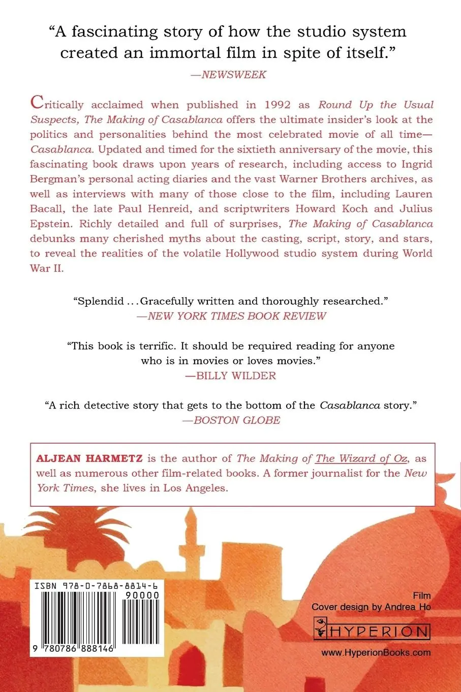 Rückseite: 9780786888146 | The Making of Casablanca | Bogart, Bergman, and World War II | Harmetz