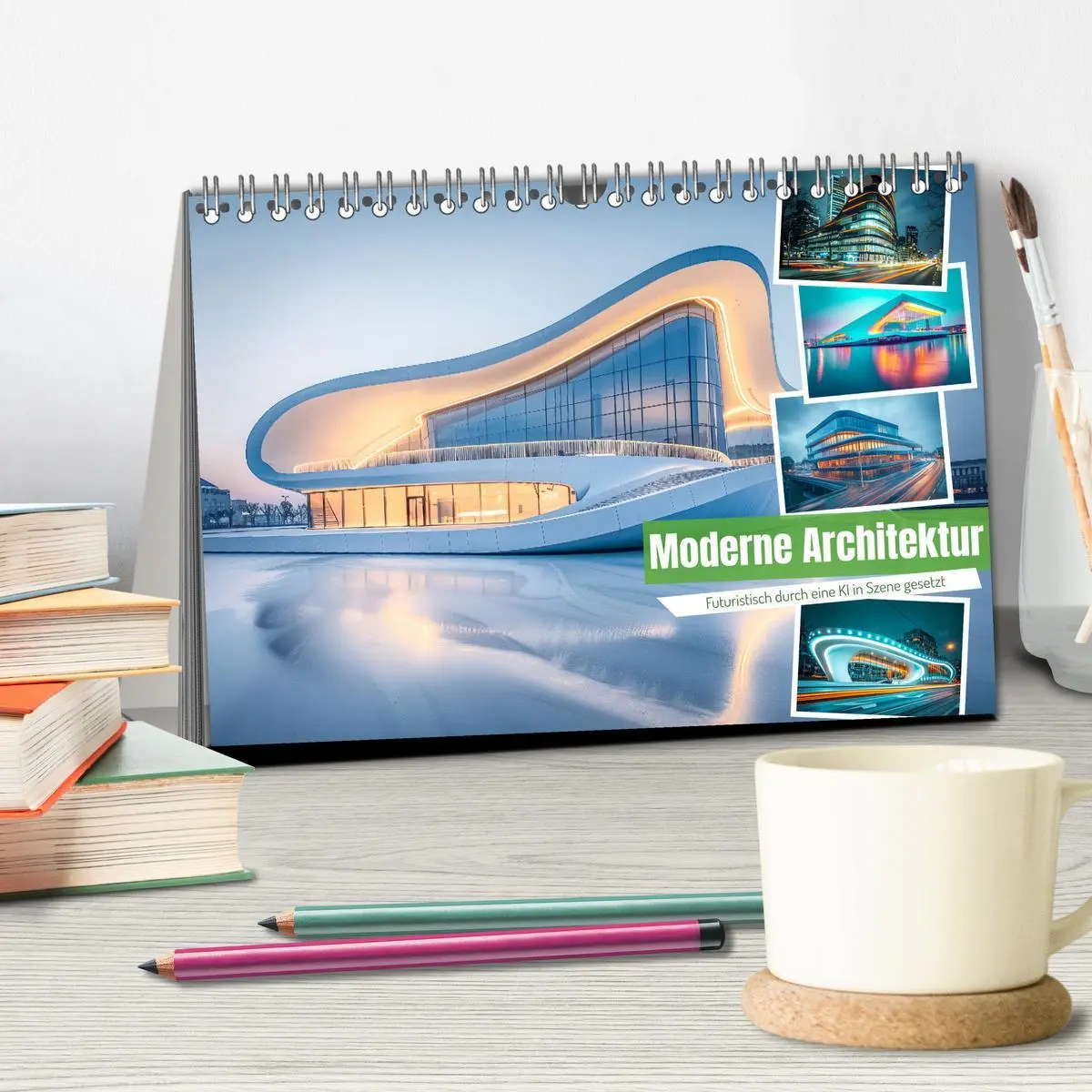 Bild: 9783457428146 | Moderne Architektur (Tischkalender 2026 DIN A5 quer), CALVENDO...