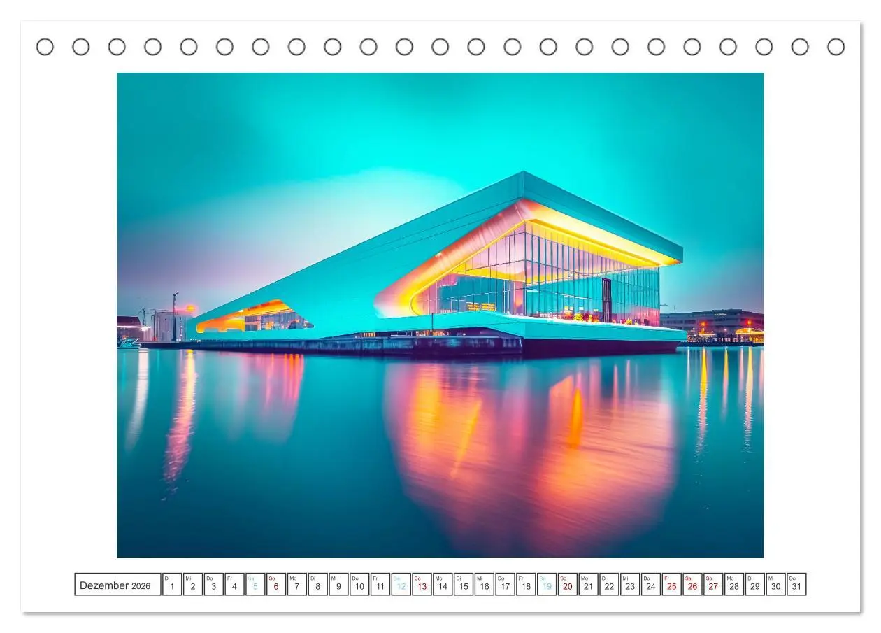 Bild: 9783457428146 | Moderne Architektur (Tischkalender 2026 DIN A5 quer), CALVENDO...