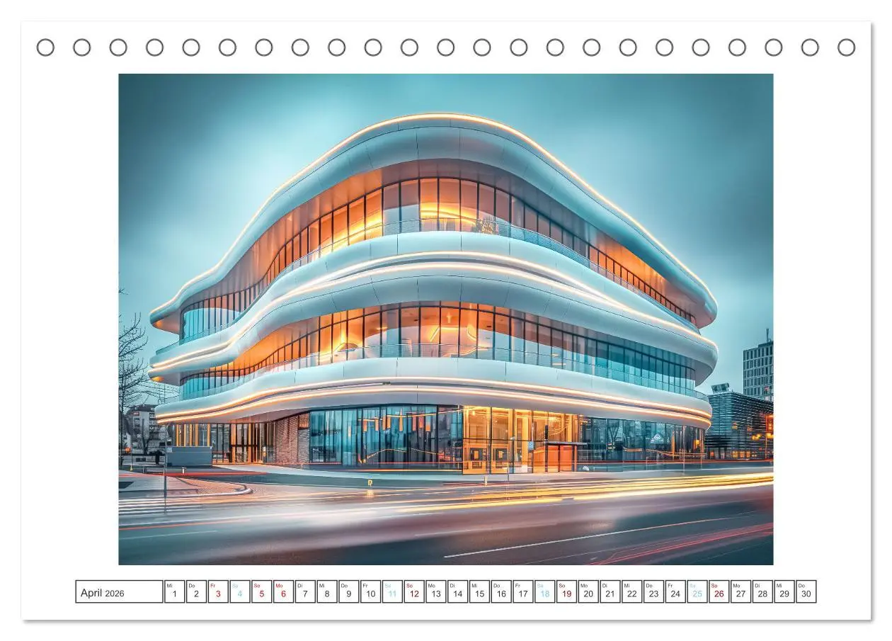 Bild: 9783457428146 | Moderne Architektur (Tischkalender 2026 DIN A5 quer), CALVENDO...