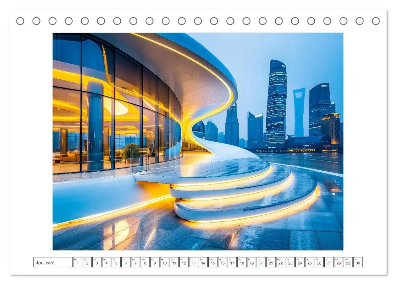 Bild: 9783457428146 | Moderne Architektur (Tischkalender 2026 DIN A5 quer), CALVENDO...