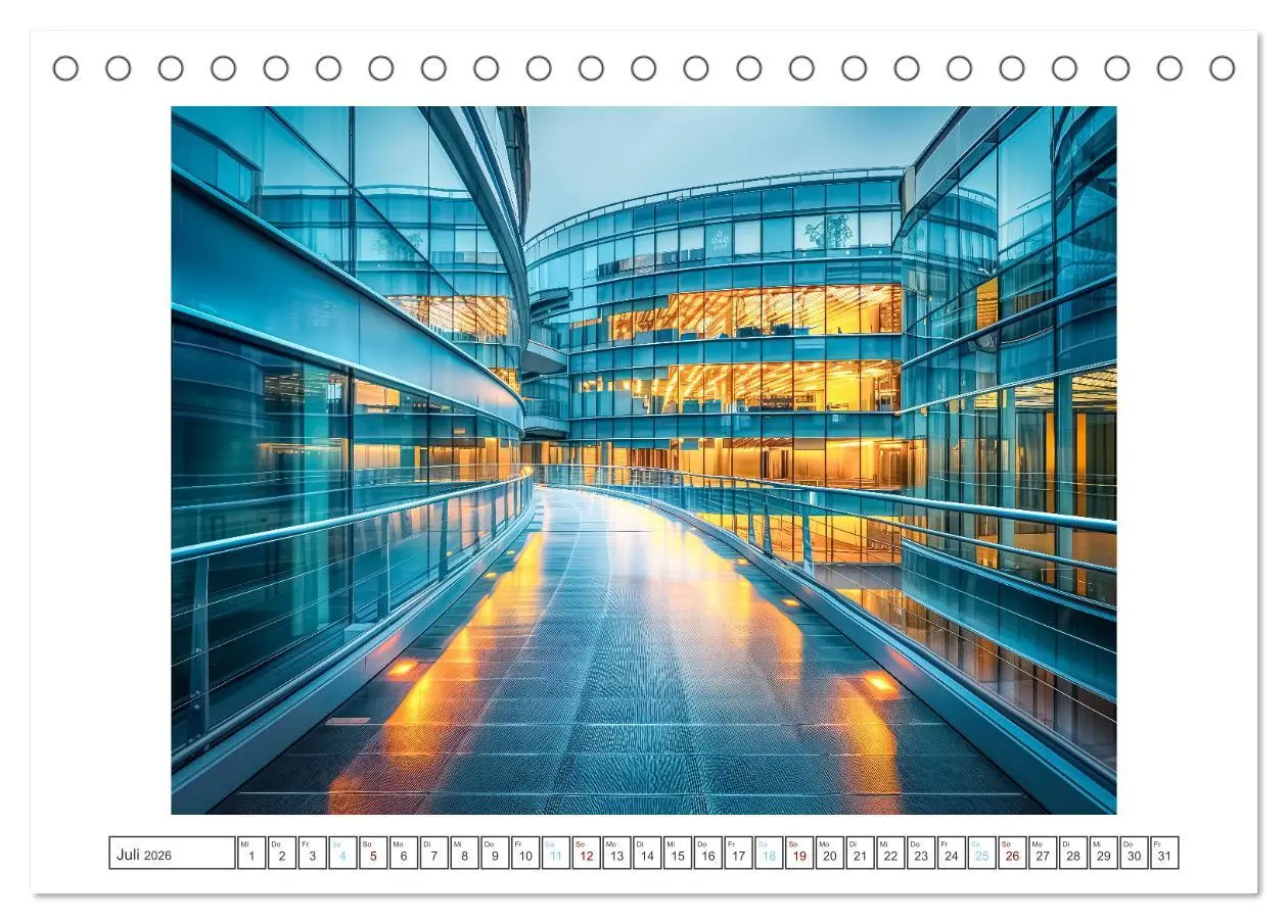 Bild: 9783457428146 | Moderne Architektur (Tischkalender 2026 DIN A5 quer), CALVENDO...