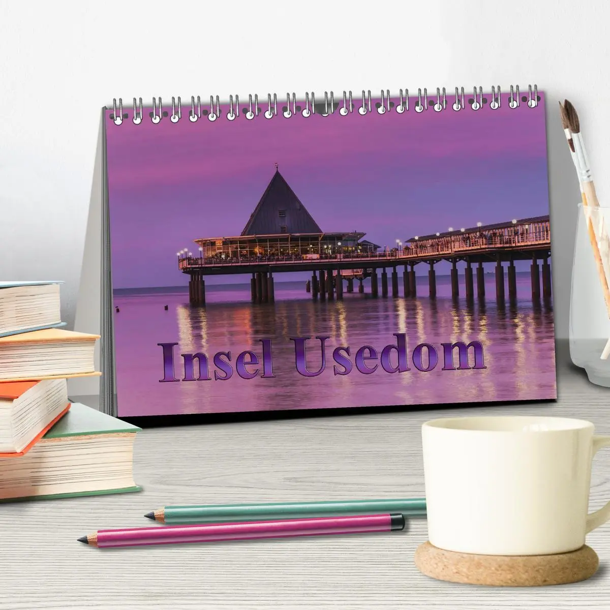 Bild: 9783516138146 | Insel Usedom (Tischkalender 2026 DIN A5 quer), CALVENDO Monatskalender