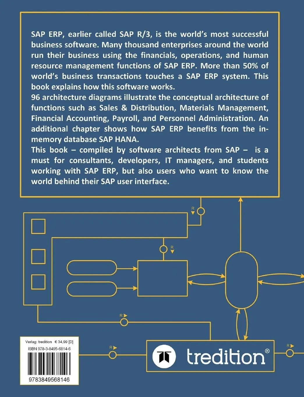 Rückseite: 9783849568146 | The Architecture of SAP ERP | Understand how successful software works