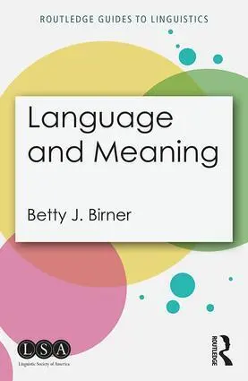 Cover: 9781138218246 | Language and Meaning | Betty J Birner | Taschenbuch | Englisch | 2017