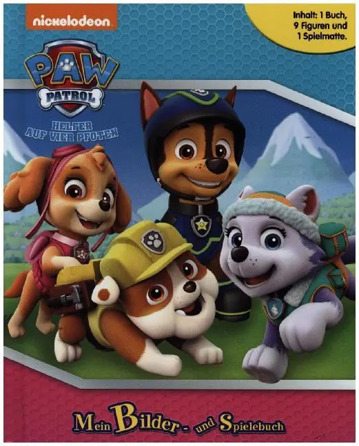 Cover: 9782764348246 | Paw Patrol, Spielbuch + 8-10 Spielfiguren + Spielmatte | In Karton