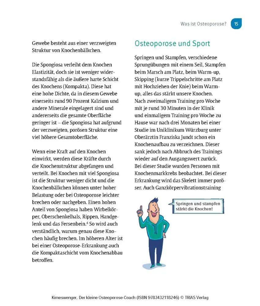 Bild: 9783432118246 | Der kleine Osteoporose-Coach | Die besten Übungen für starke Knochen