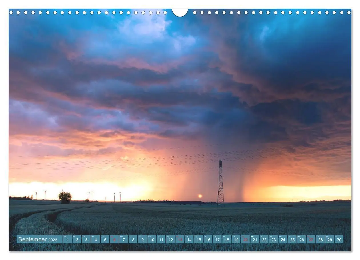 Bild: 9783457728246 | Fantastische Wetterfotos (Wandkalender 2026 DIN A3 quer), CALVENDO...