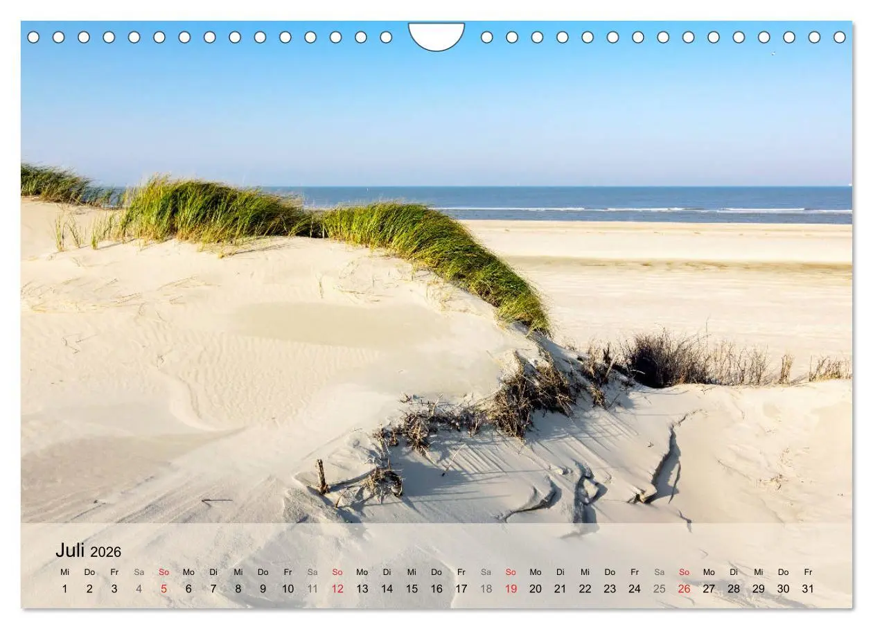 Bild: 9783457968246 | Nordsee - Traum (Wandkalender 2026 DIN A4 quer), CALVENDO...