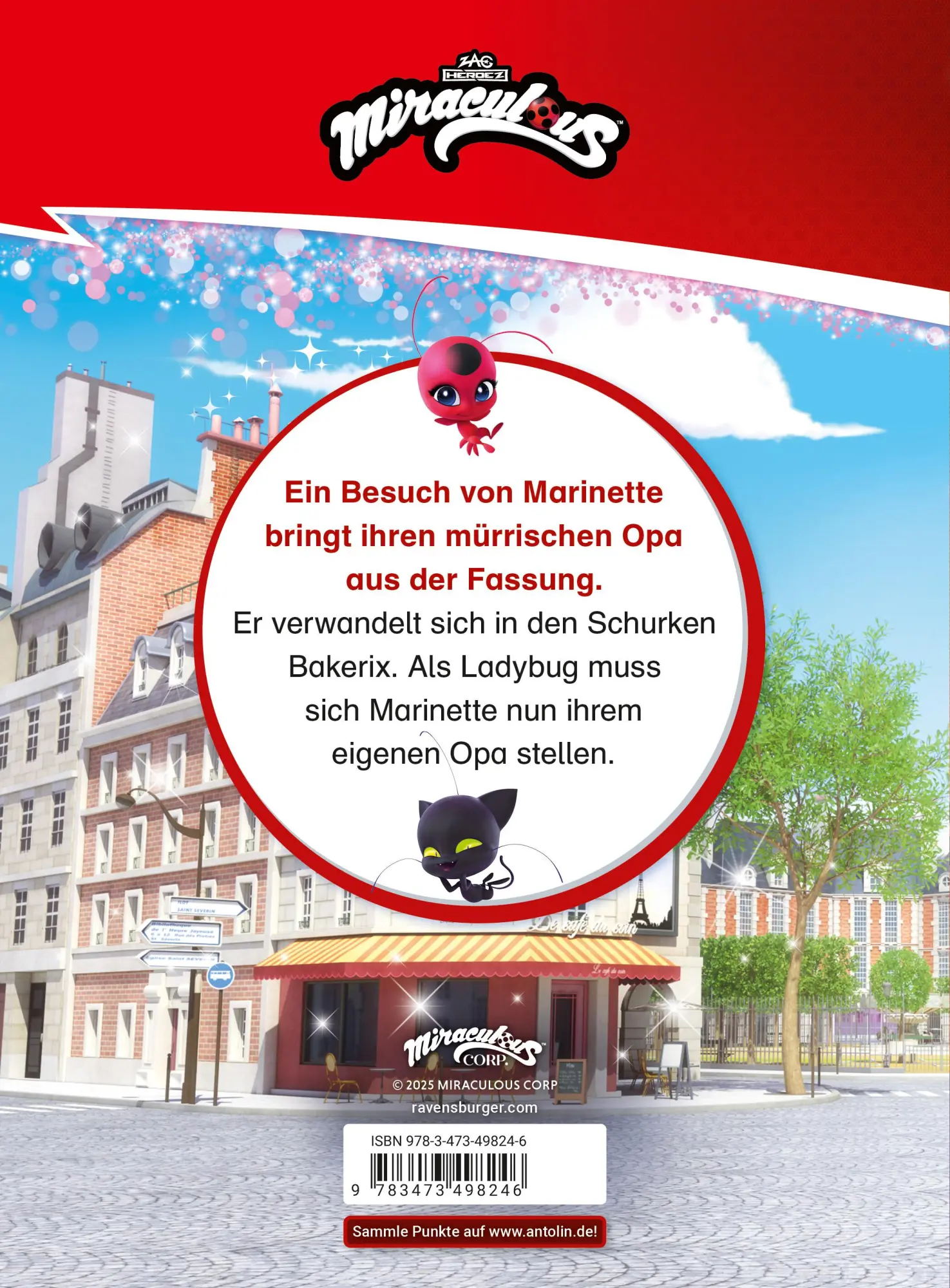 Rückseite: 9783473498246 | Miraculous - Wer zuletzt backt - Das Erstlesebuch zur Serie | Scheller