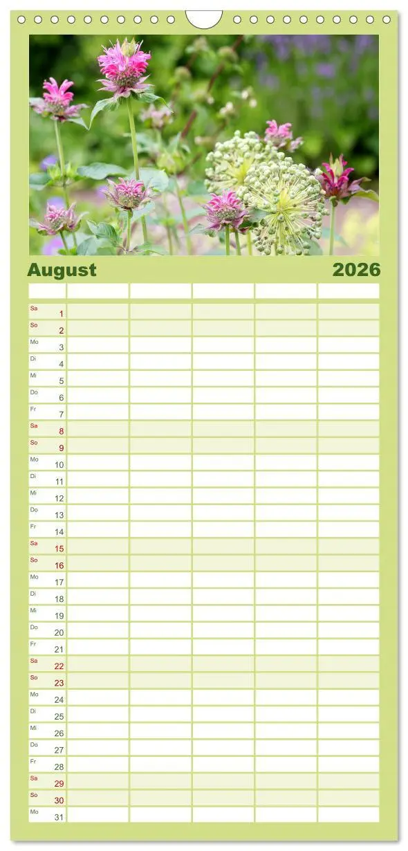 Bild: 9783516508246 | Familienplaner 2026 - Sanfte Natur mit 5 Spalten (Wandkalender, 21...