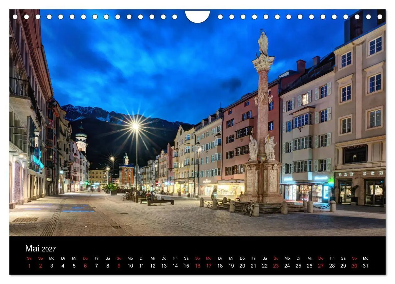 Bild: 9783569698246 | Innsbruck - Capital of the Alps (Wandkalender 2027 DIN A4 quer),...