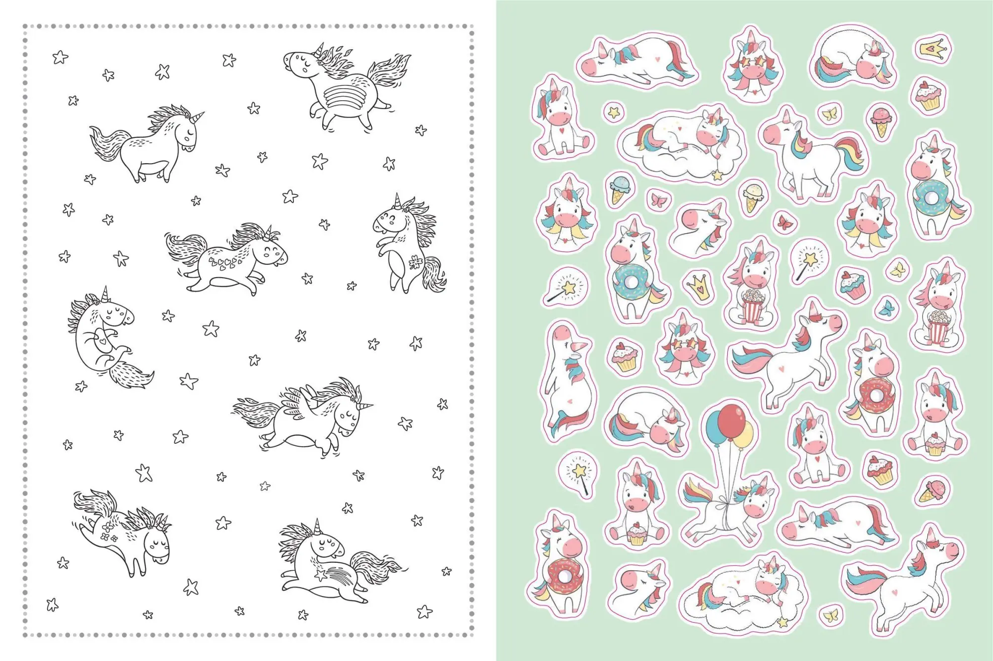 Bild: 9783625198246 | Stickerbuch Lustige Tiere I Über 1000 Sticker | Taschenbuch | 48 S.