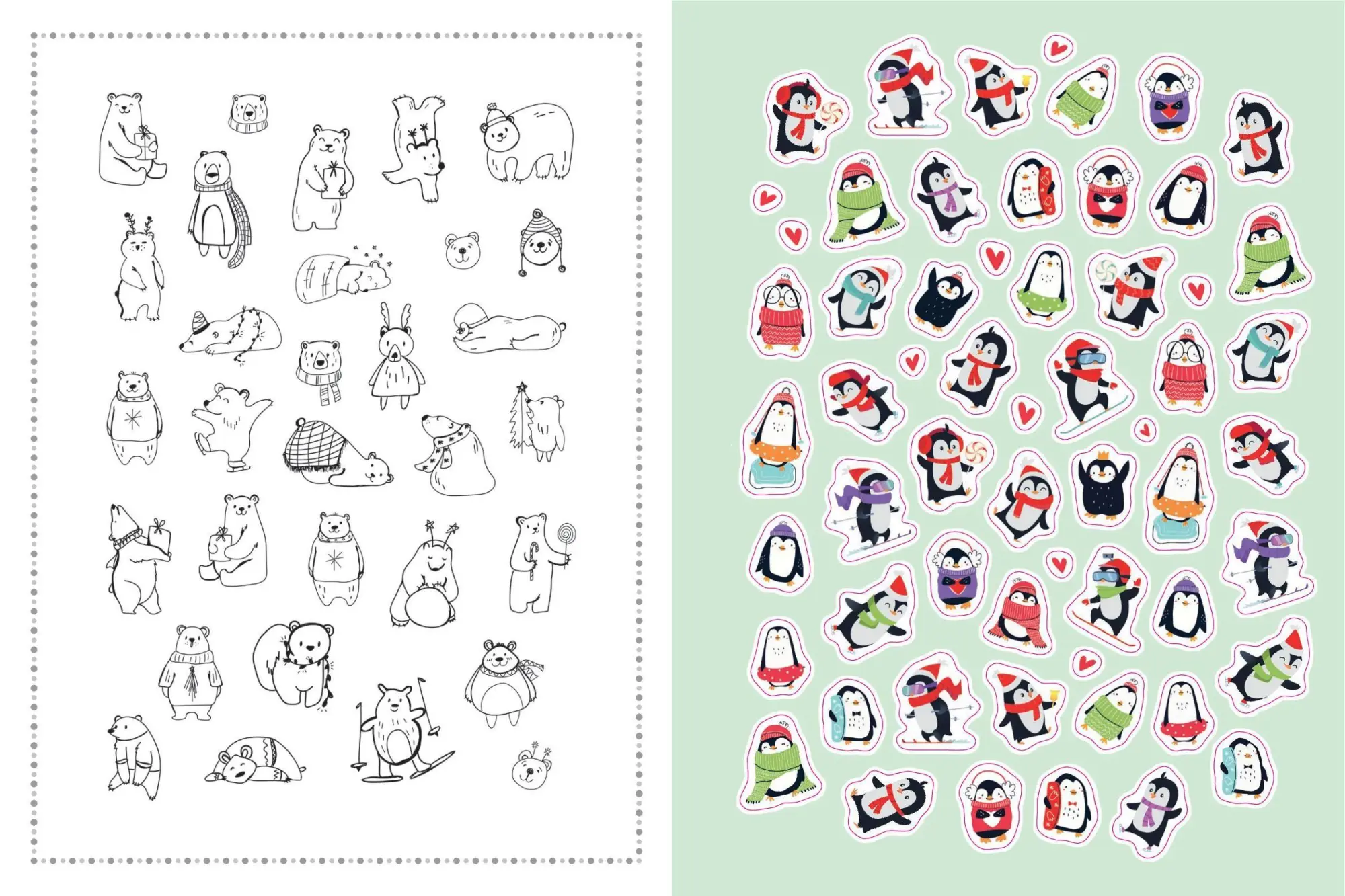 Bild: 9783625198246 | Stickerbuch Lustige Tiere I Über 1000 Sticker | Taschenbuch | 48 S.
