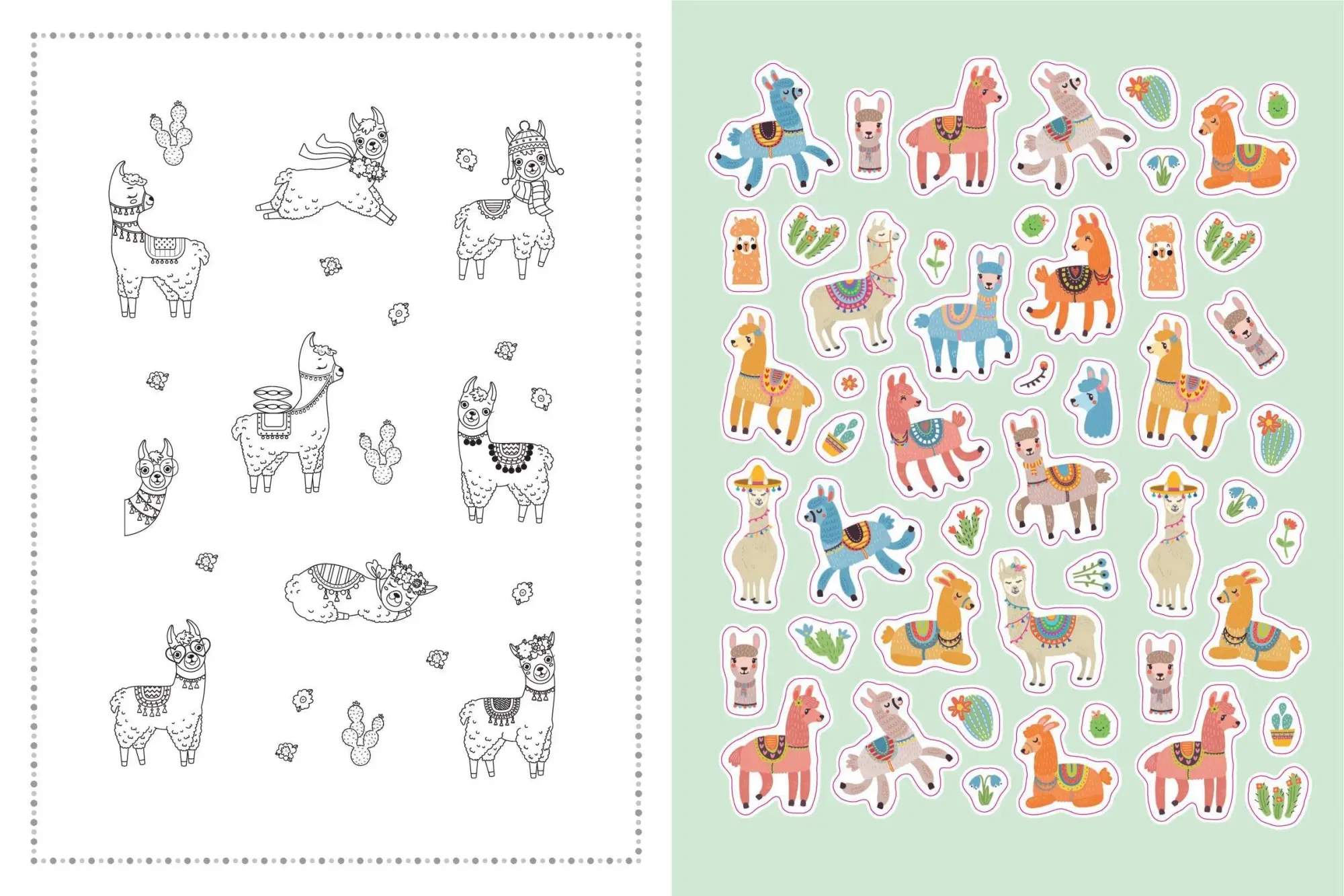 Bild: 9783625198246 | Stickerbuch Lustige Tiere I Über 1000 Sticker | Taschenbuch | 48 S.