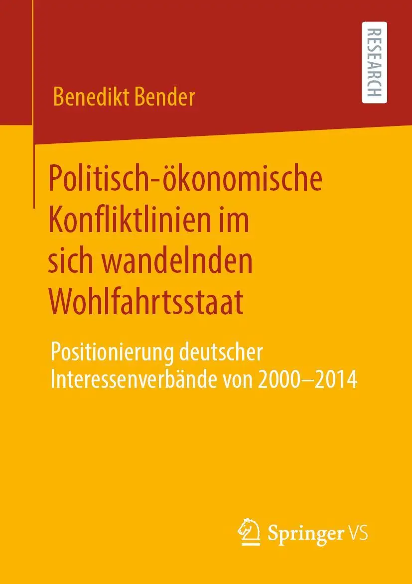 Cover: 9783658318246 | Politisch-ökonomische Konfliktlinien im sich wandelnden...
