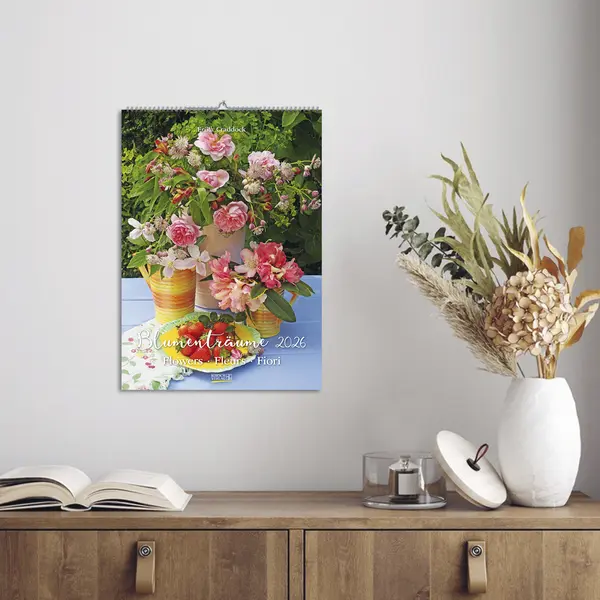 Bild: 9783731888246 | Blumenträume 2026 | Korsch Verlag | Kalender | Spiralbindung | Deutsch