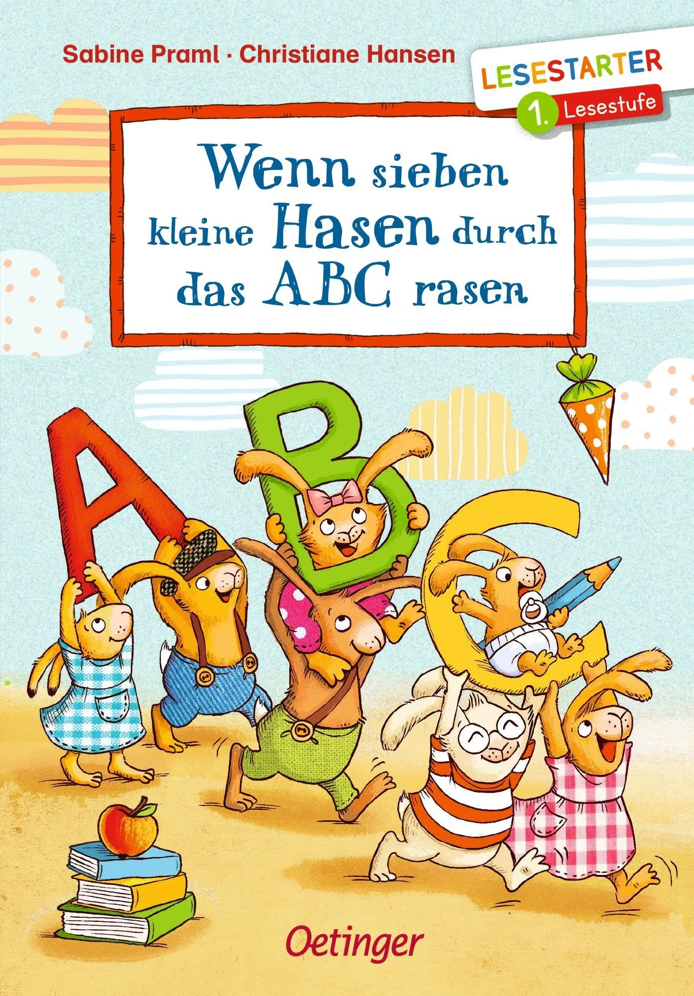 Cover: 9783751208246 | Wenn sieben kleine Hasen durch das ABC rasen | Sabine Praml | Buch